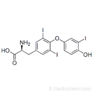 0- (4-hydroxy-3-iodophényl) -3,5-diiodo-L-tyrosine CAS 6893-02-3